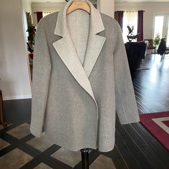 Nwt Sileena Reversible Wool Cashmere 